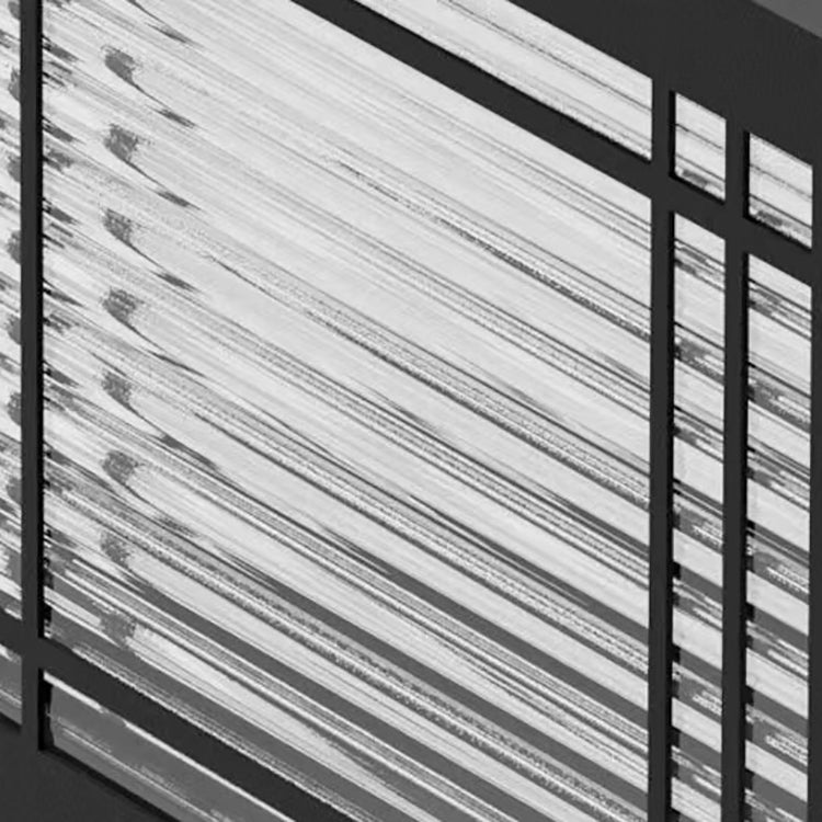 Tradisjonelt kinesisk kvadrat aluminium glass 1-lampe post hode lys for hage | Skanto