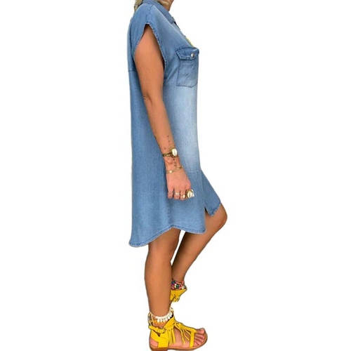 Skanto | Denim Straight Dress