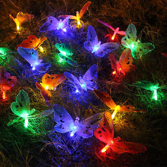 Skanto | Solar Modern Creative Butterfly LED Dekorative Lyskjeder