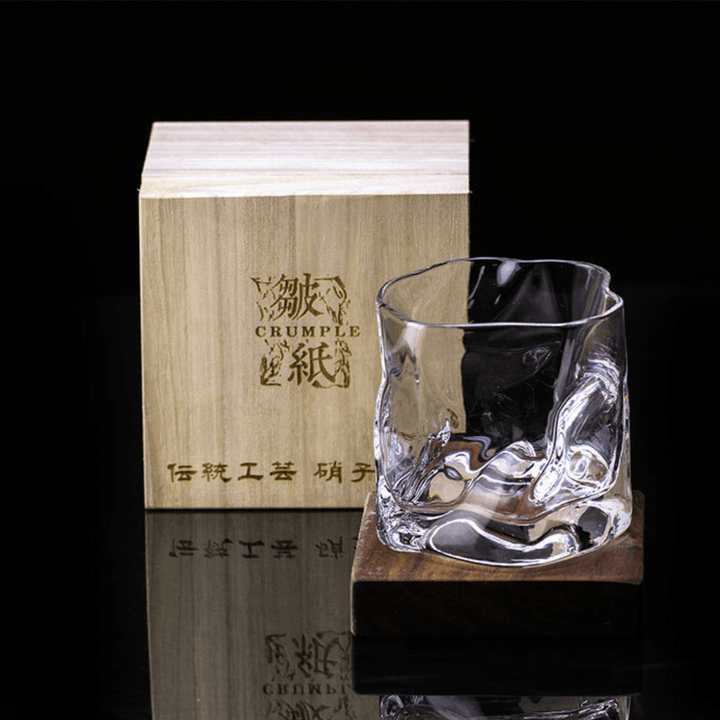 Japansk Edo Kiriko Krumpe Kropp Whisky Glass | Skanto
