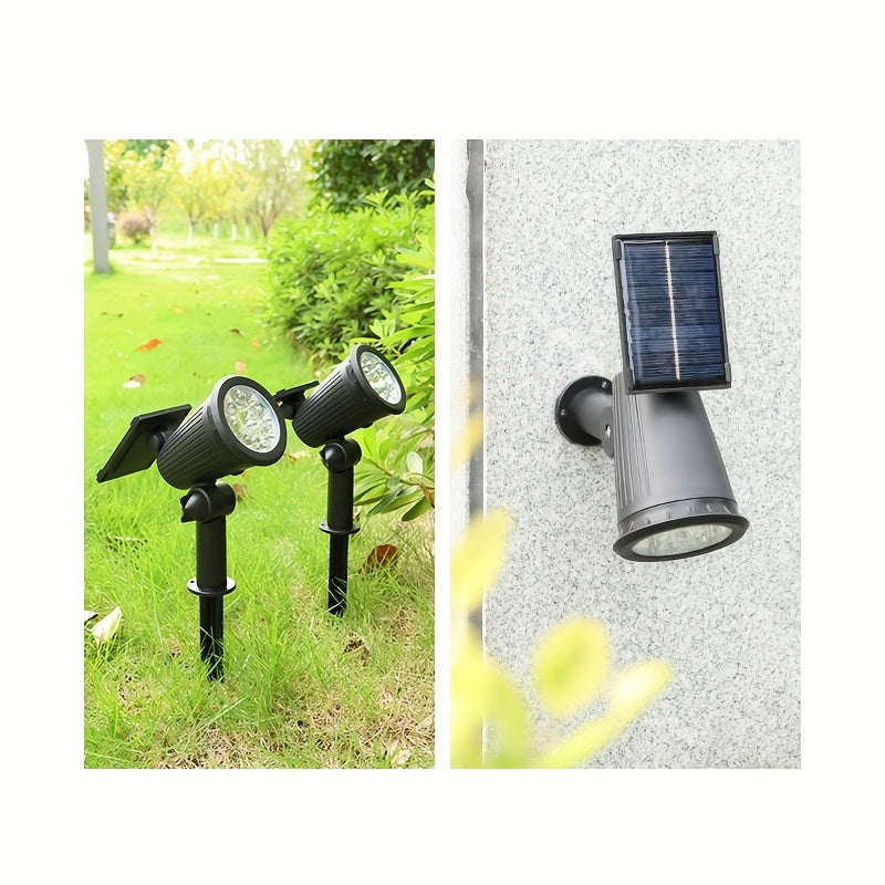 SolarLuxe Spotlight - Bærekraftig 9LED Hagebelysning | Skanto