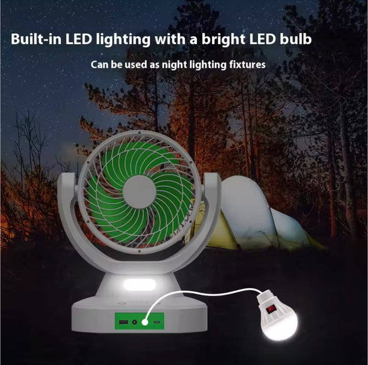 Solarvifte med multifunksjonslys | Skanto
