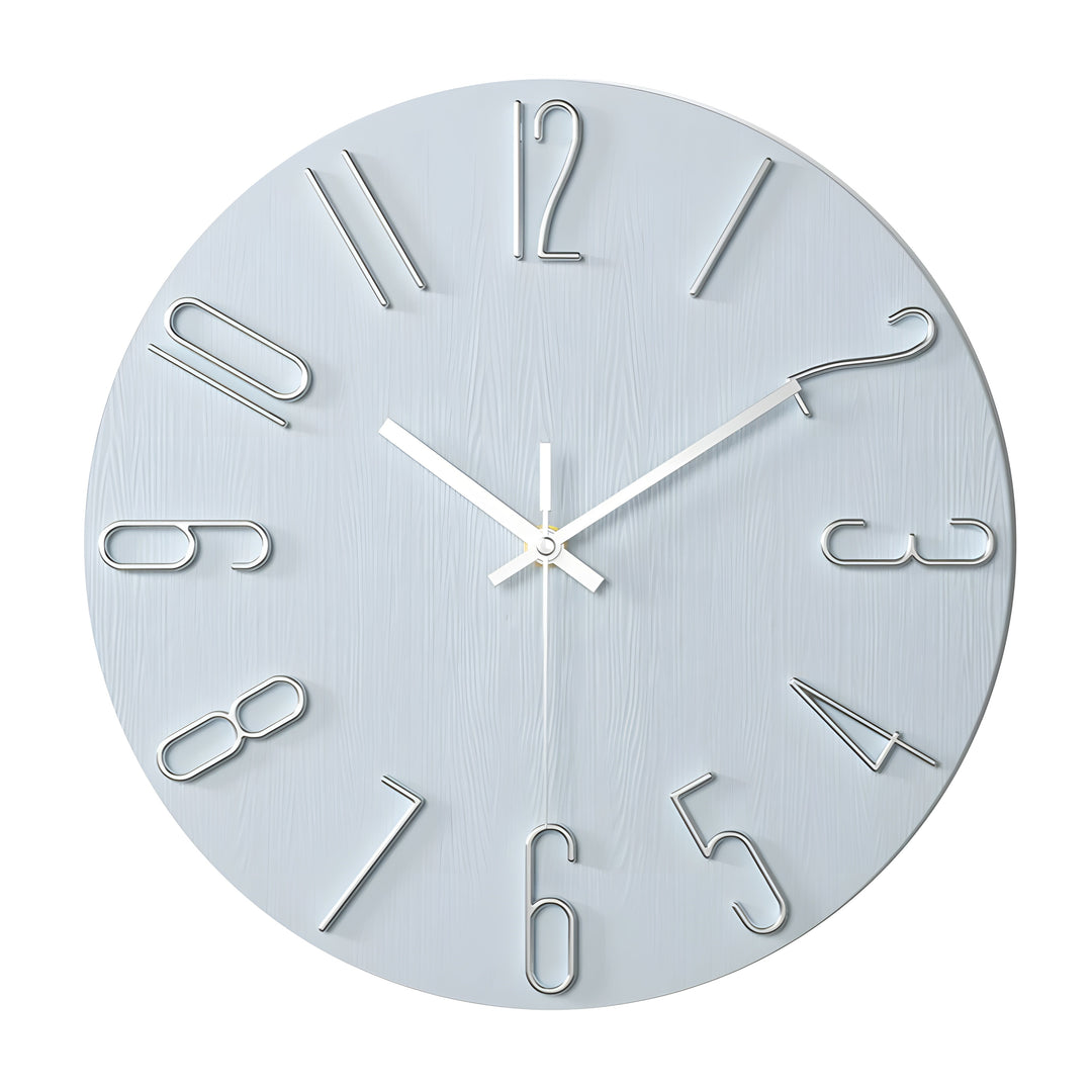 Enkel Kvarts Design Veggklokke - Stille Moderne Stil | Skanto