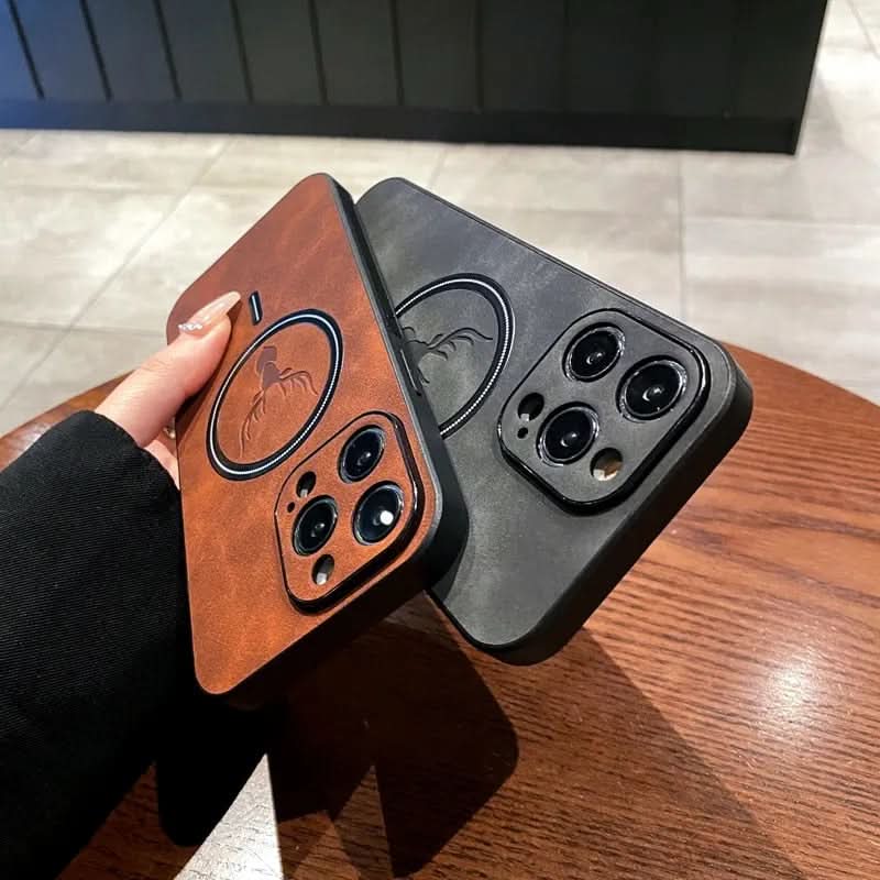 Skanto | Hjortelær iPhone-deksel MagSafe trådløs lading