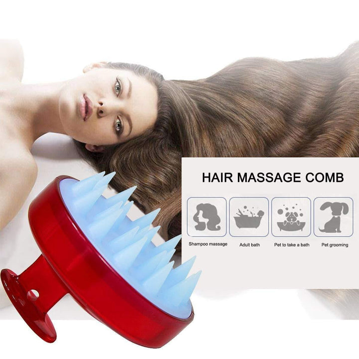 Exfolierende silikon shampoobørste | Skanto