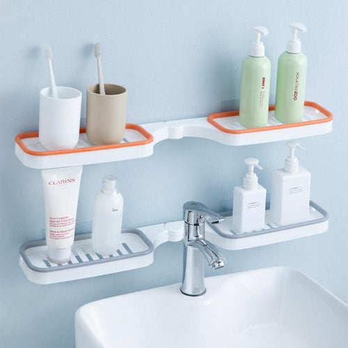 Hjørnesh shelf uten boring for badet | Skanto