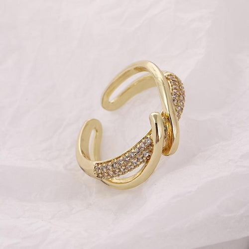 Skanto | Vintage gullbelagt justerbar ring