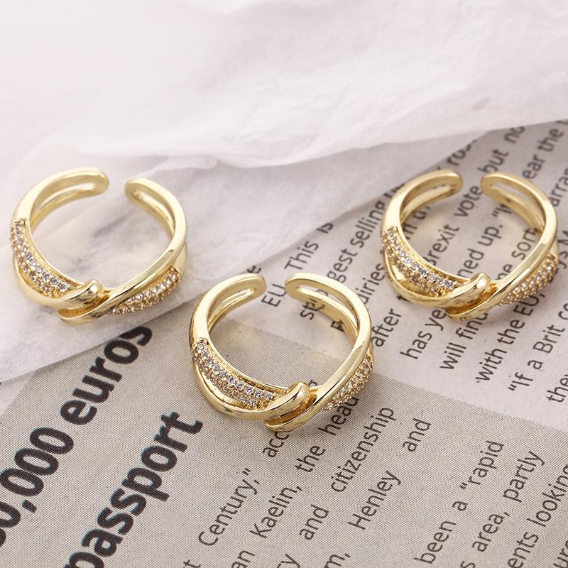 Skanto | Vintage gullbelagt justerbar ring