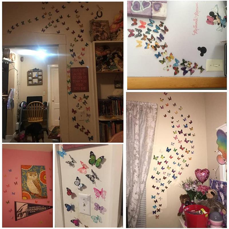 Skanto | 3D Sommerfugl Vegg Mosaikk Klistremerke