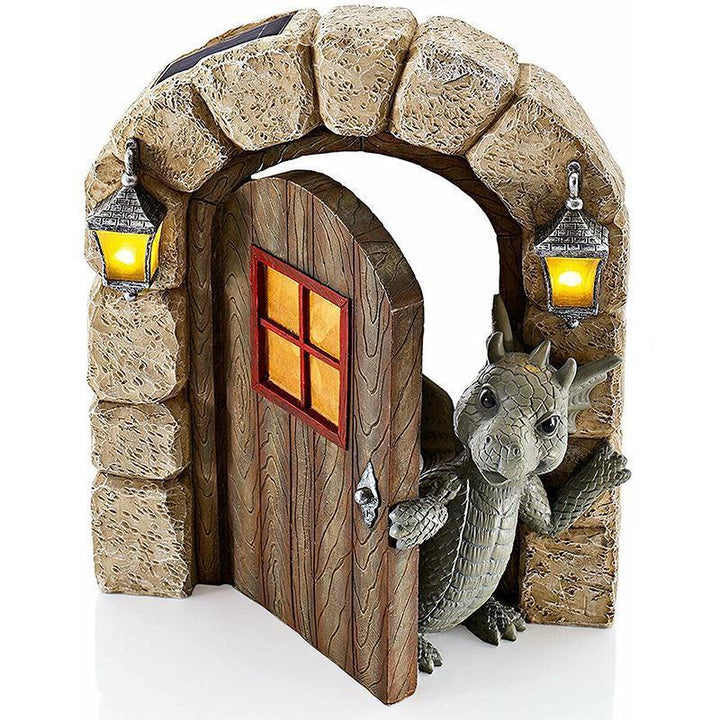 Søt Drage Statue Ornament | Skanto