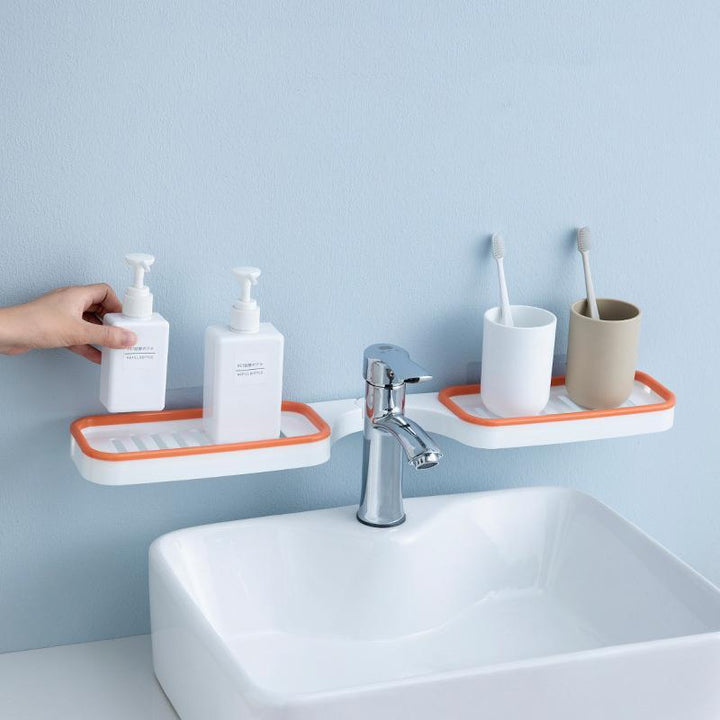 Hjørnesh shelf uten boring for badet | Skanto