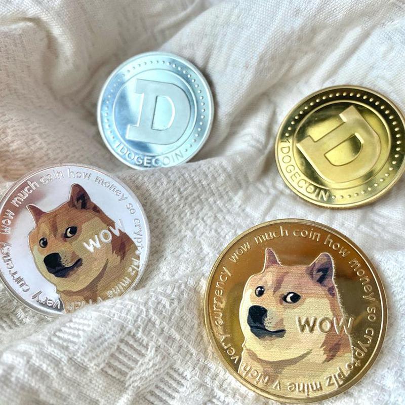 Skanto | UV Farge Trykk Dogecoin Minnemynt