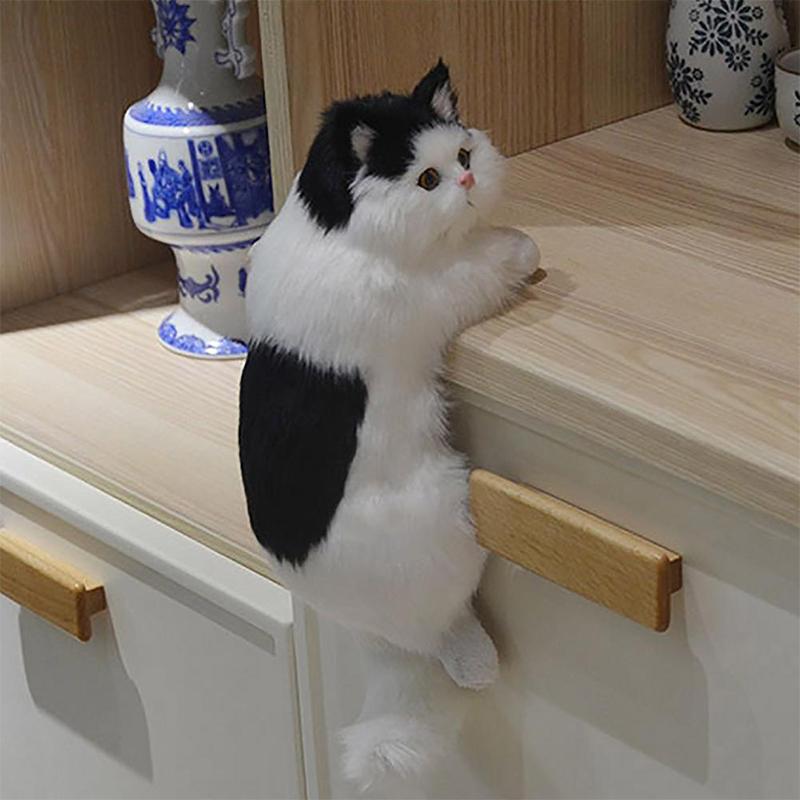 Skanto | Simulering Katt Plush Dukke Modell Dekorasjon