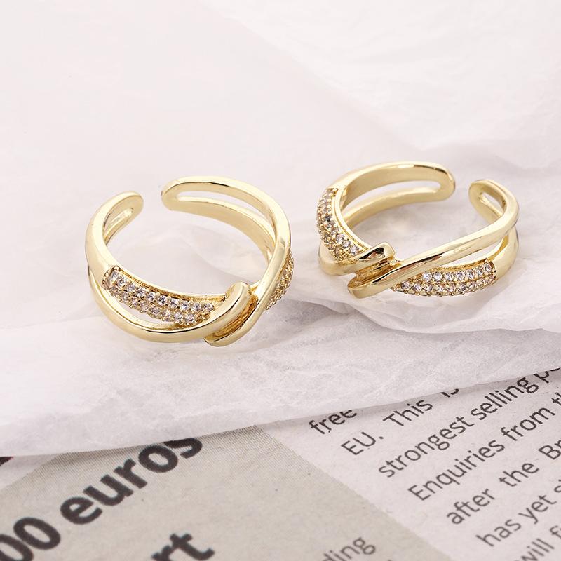 Skanto | Vintage gullbelagt justerbar ring