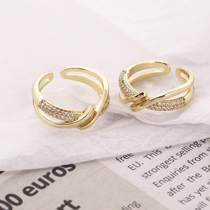 Skanto | Vintage gullbelagt justerbar ring