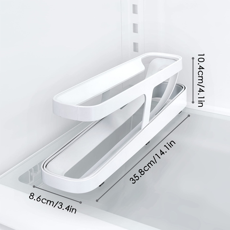 Automatisk Rullende Egg Rack Holder Oppbevaringsboks | Skanto