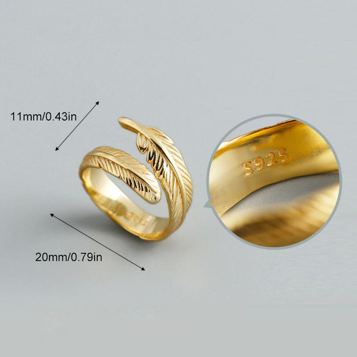 Justerbar Golden Spring Ring | Skanto