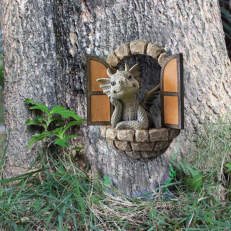 Søt Draakestatue Ornament | Skanto