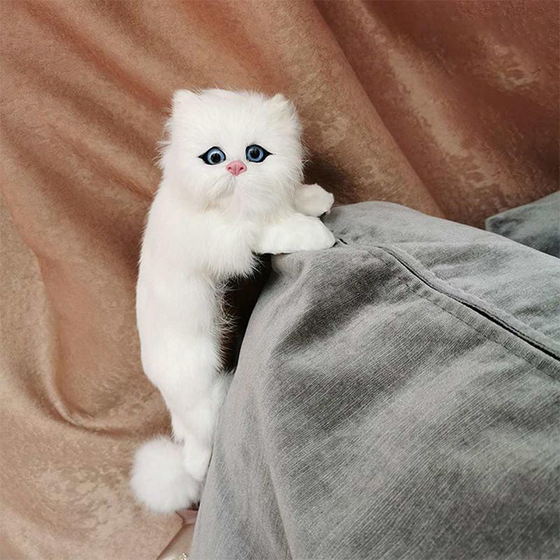 Skanto | Simulering Katt Plush Dukke Modell Dekorasjon
