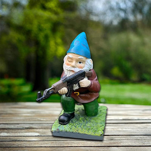 Skanto | Militær Hagegnome med Kamuflasjeuniform