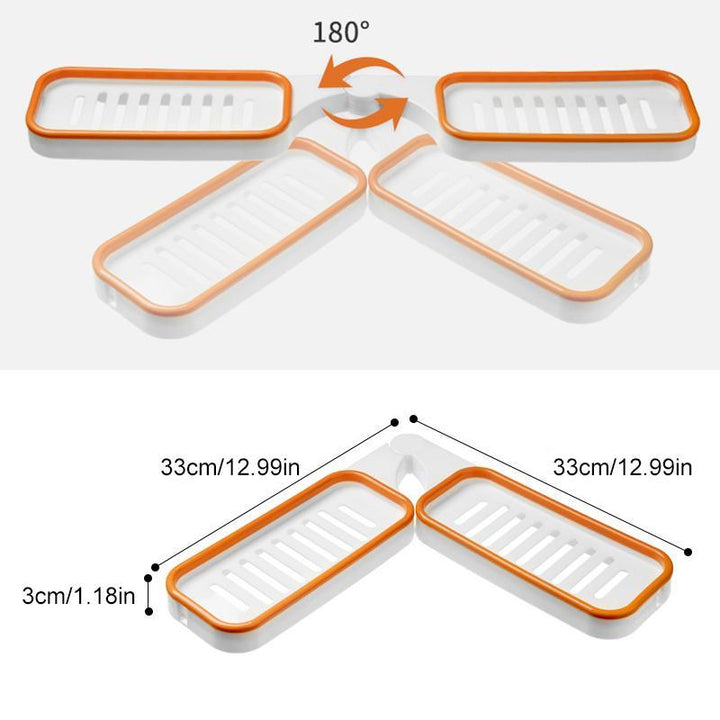Hjørnesh shelf uten boring for badet | Skanto