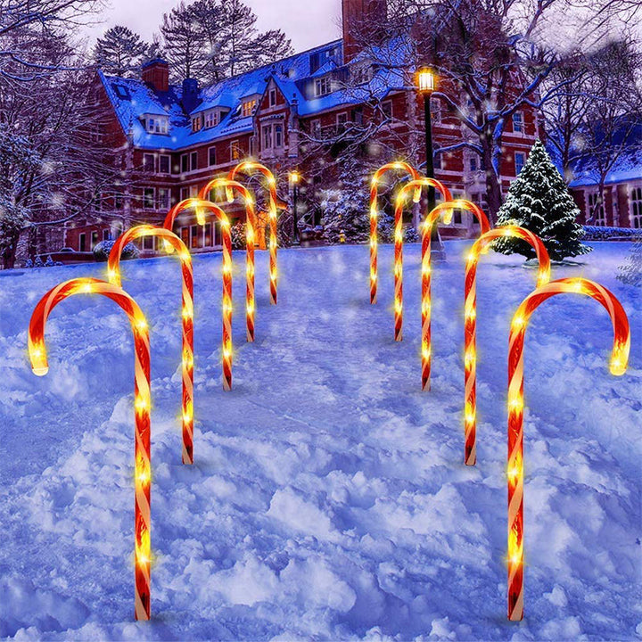 Skanto | Solar Candy Cane Juledekorasjoner