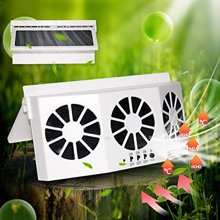 Solar Vehicle Exhaust Fan | Skanto