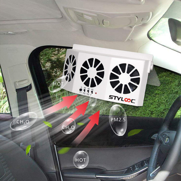 Solar Vehicle Exhaust Fan | Skanto