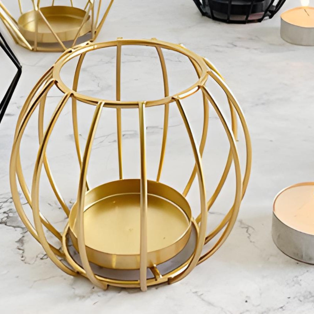 Skanto | Wireframe Sleek Iron Lysestake
