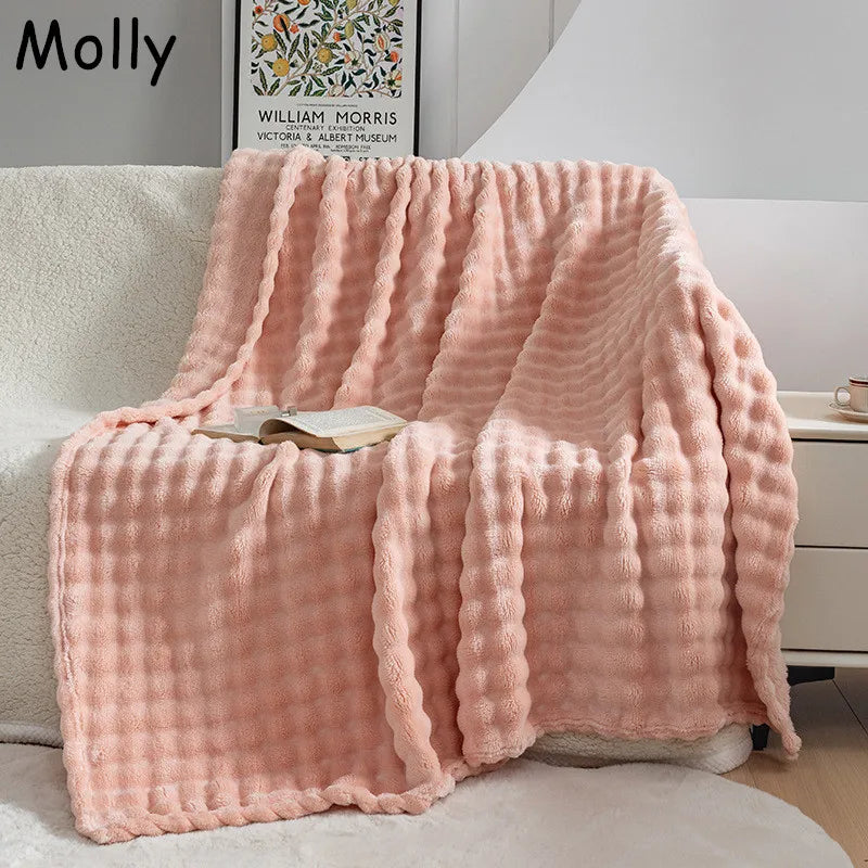 Skanto | Ekstra myk flanellteppe - PlushBubble