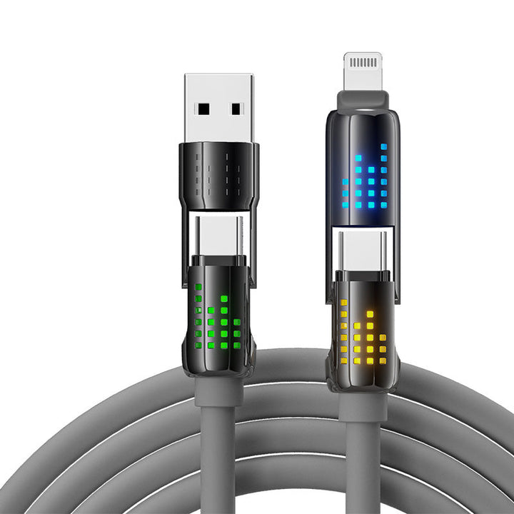 Skanto | 240W 4-i-1 USB-C Hurtiglading Kabel