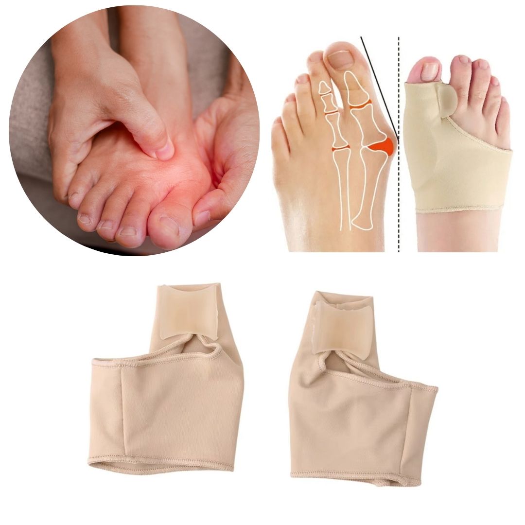AlignWell Hallux Valgus Korrigerings Tå Separator | for Storetå Rejustering og Smertelindring – Ikke-Invasiv Løsning for Hallux Valgus Skanto