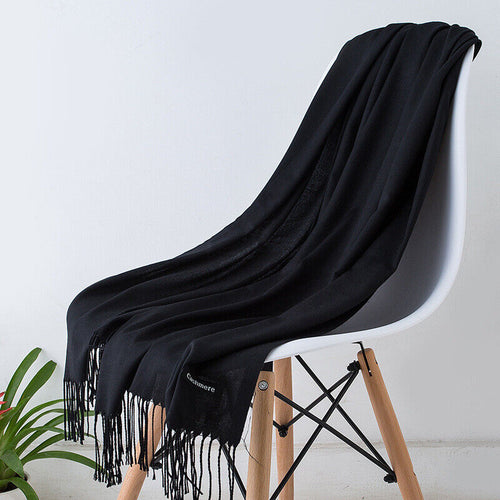Skanto | Cashmere Skjerf for Damer Mykt Langt Vinterinnpakning