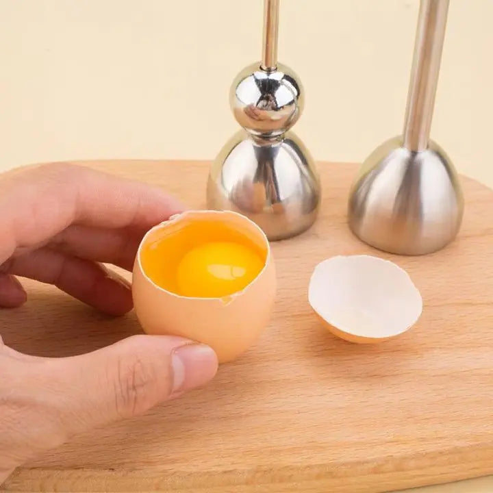 Eggåpner i rustfritt stål – Presis åpning med bankeeffekt