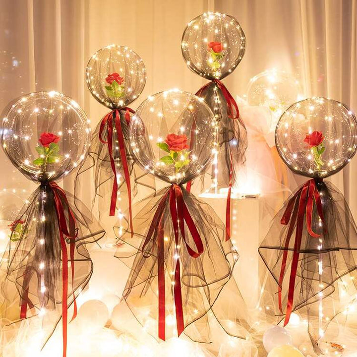 Skanto | LED Belyst Ballongbukett