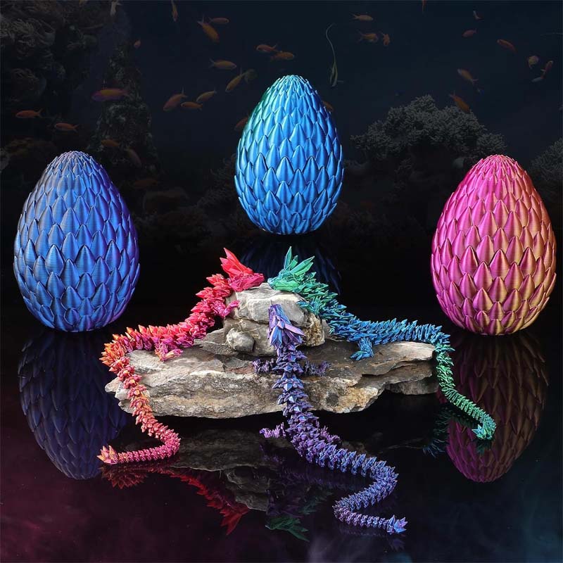 Skanto | Edelsten Drage Egg Ornamenter