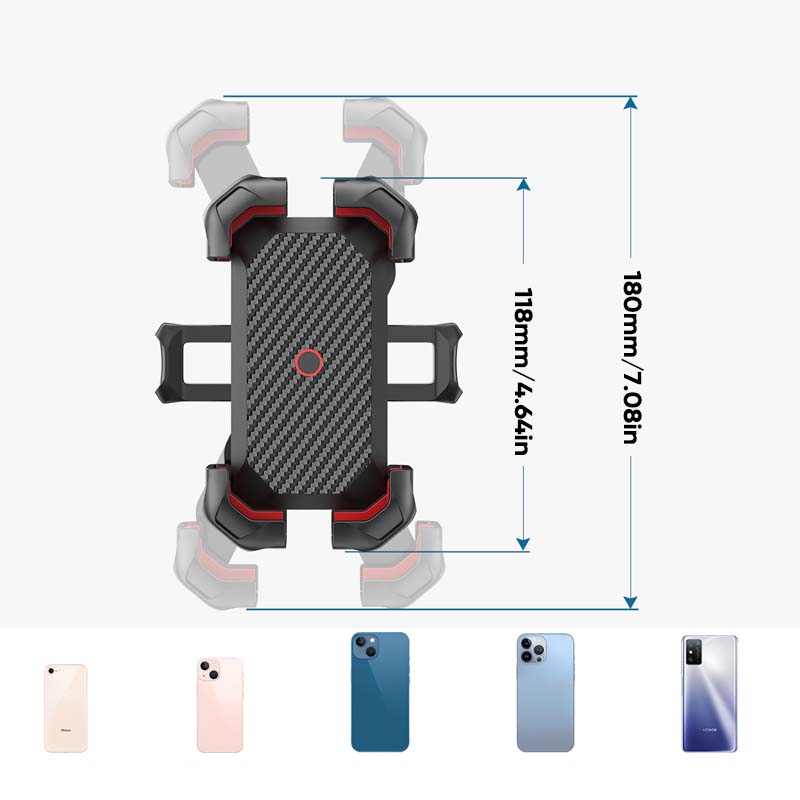 Skanto | Universal Sykkeleholder for telefon med 360° visning