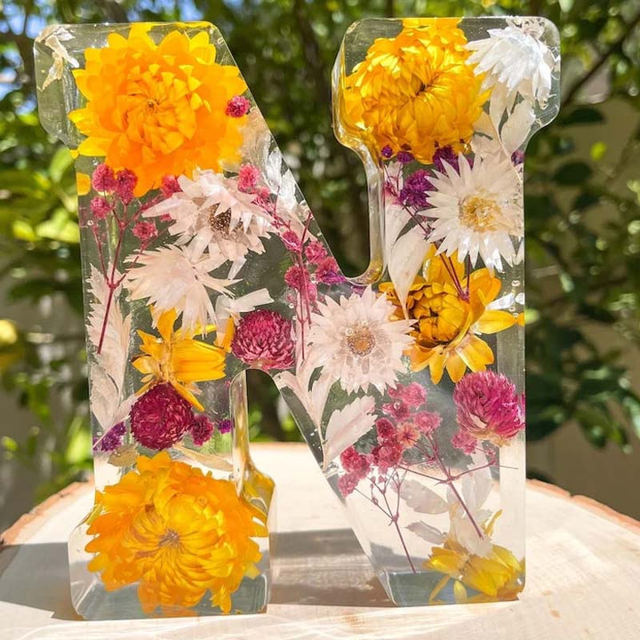Skanto | Blomster Harpikslampe