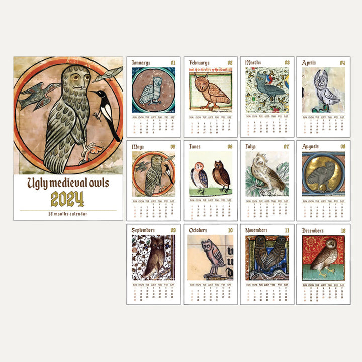 Skanto | Medieval Owl Kalender