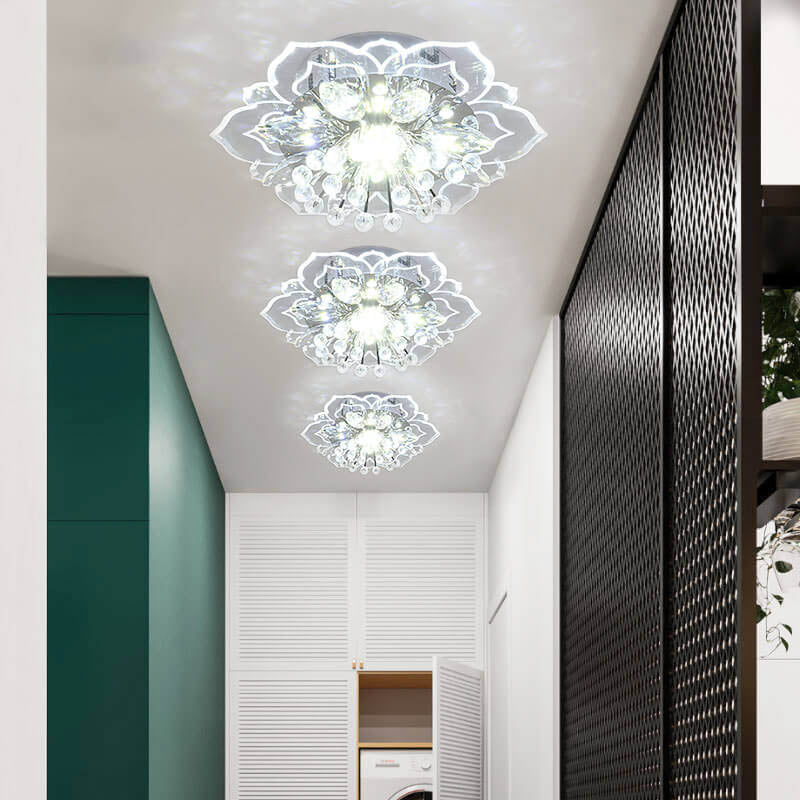Karnz GlowPetal | LED krystall stift lampe | Blomstform, RGB Fargeveksling & energieffektiv