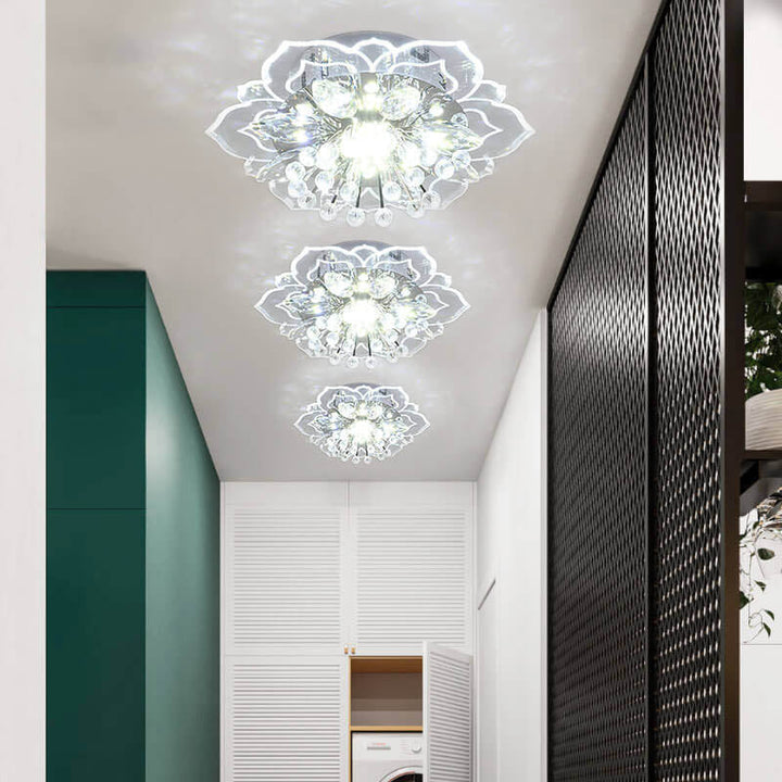 Karnz GlowPetal | LED krystall stift lampe | Blomstform, RGB Fargeveksling & energieffektiv