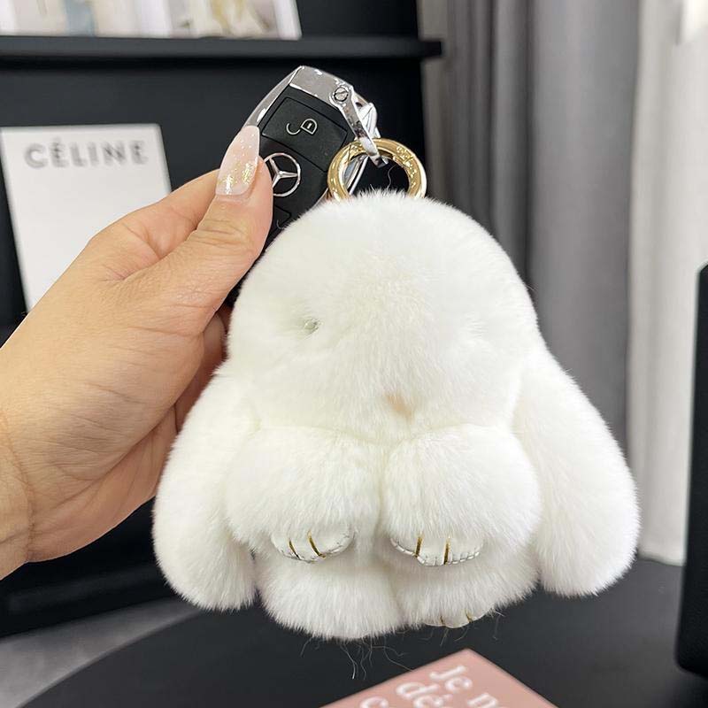 Håndlagde myke Bunny PomPom Charms (Boksedisjon) | Skanto