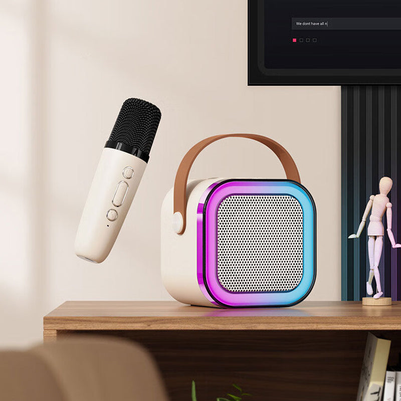 Skanto | Mini Karaoke Maskin med Trådløse Mikrofoner