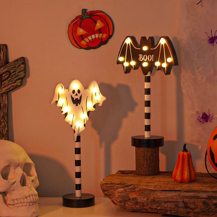 Skanto | Solcelledrevet LED Halloween Hageskilt