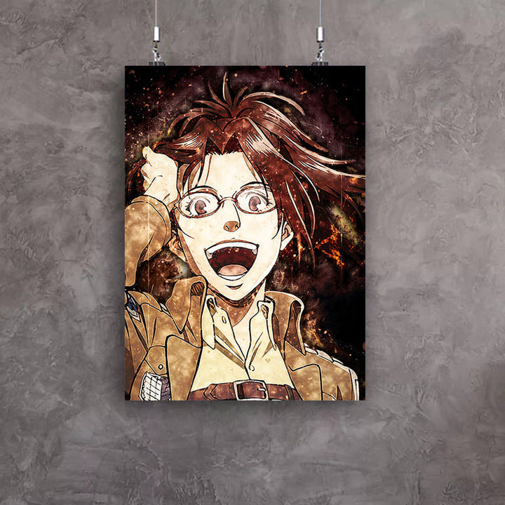 Morsomt anime-jente – lerretbilde