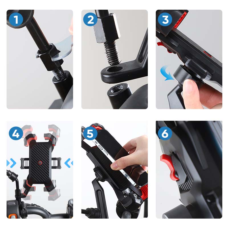 Skanto | Universal Sykkeleholder for telefon med 360° visning