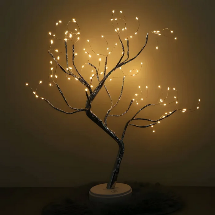 Glitrende Fe Tre Lampe Skanto