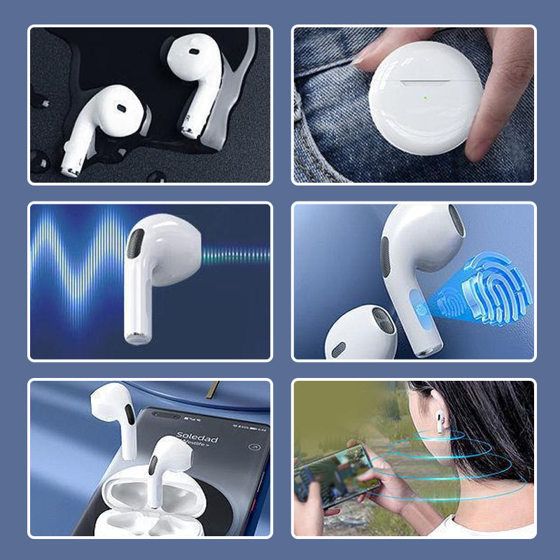 Skanto | Original Air Pro 6.0 TWS Trådløse Bluetooth Ørepropper Mini Pods