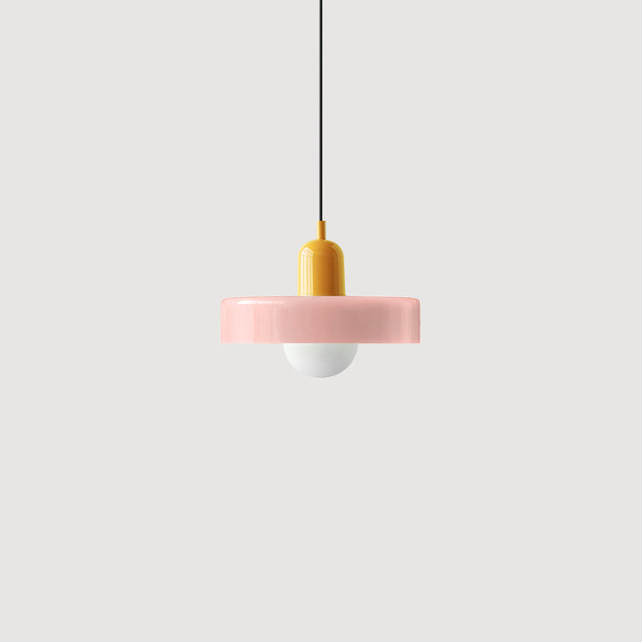Bauhaus Fargerik Glass Pendelampe - Moderne Designlampe for Stue og Spisestue | Skanto
