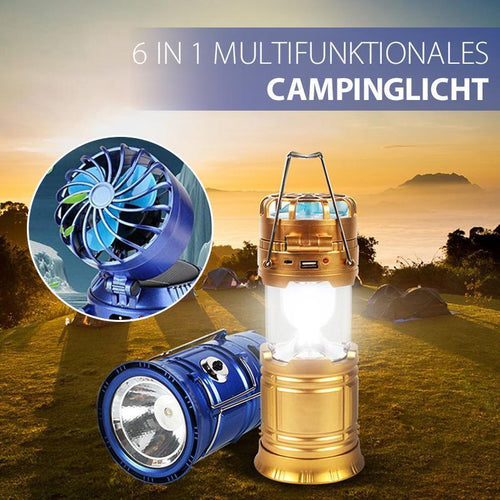 Skanto | 6 i 1 multifunksjonell campinglys